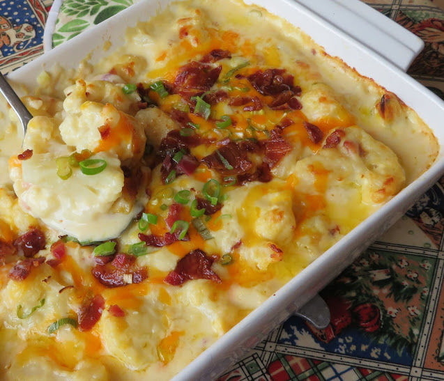 "All Dressed" Cauliflower Cheese