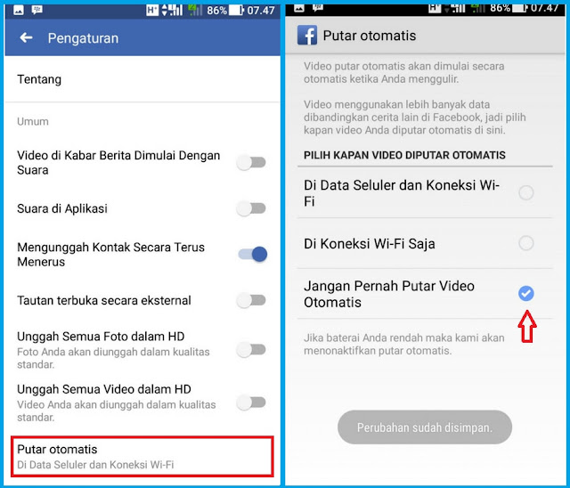 Cara Agar Video di Facebook Tidak Diputar Otomatis