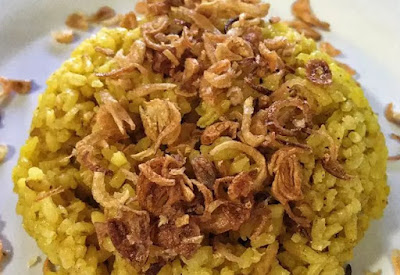 Resep Nasi Kuning Rice Cooker Santan Kara