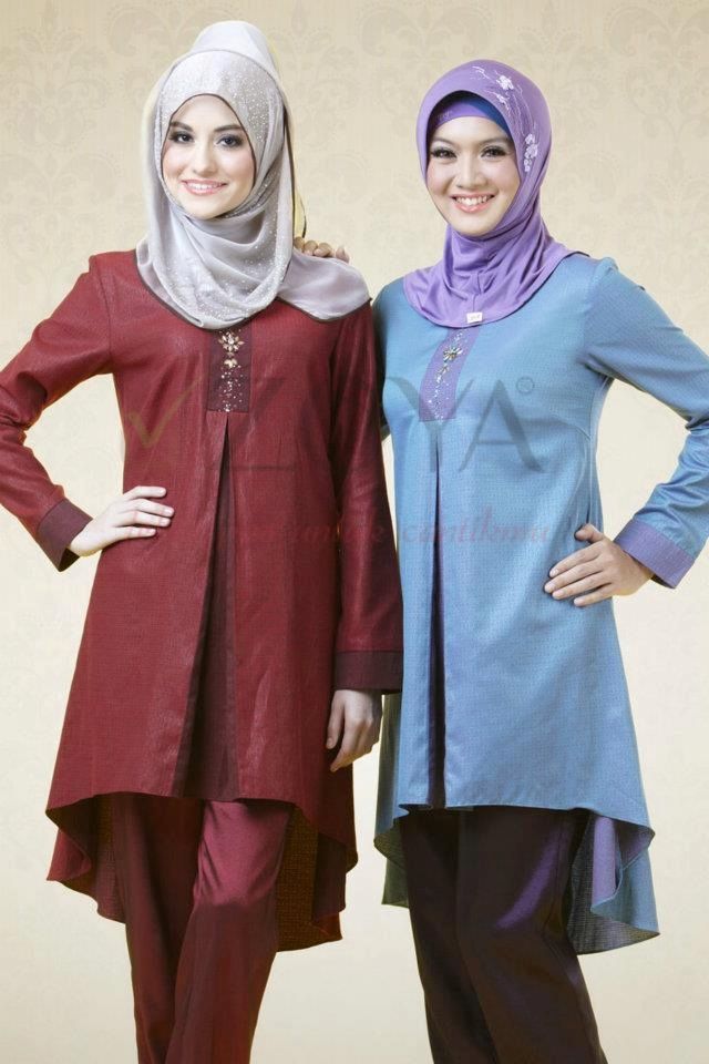 Model Baju Muslim Bawahan Celana