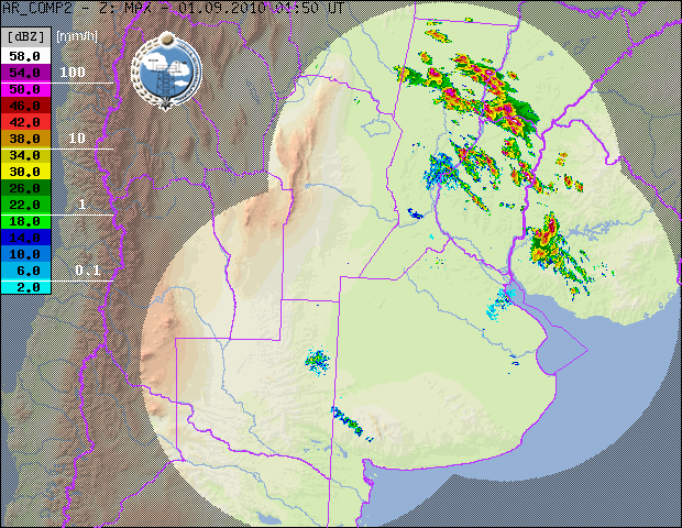 Radar composición del SMN