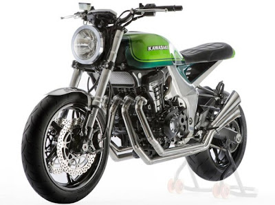 Kawasaki Z1000 40º Aniversario estilo retrô