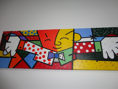 Releitura da obra do artista Romero Britto