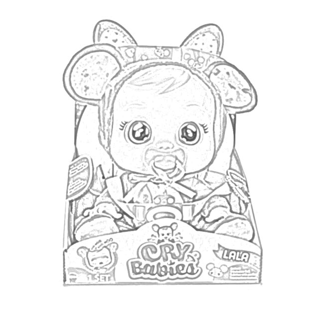 The Holiday Site: Coloring Pages of Cry Babies Interactive Baby Dolls