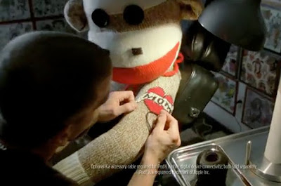 sock monkey tattoo kia commercial