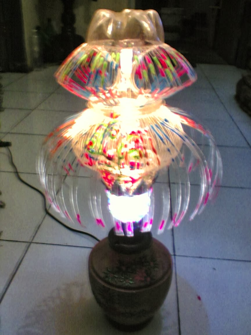  LAMPU  CANTIK DARI  BOTOL  BEKAS 