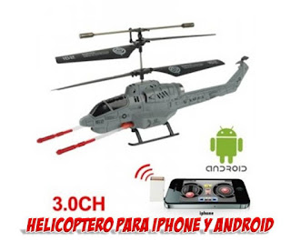 helicoptero de radio control para iphone