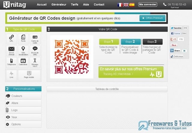 Unitag QR Generator : un outil en ligne pour créer facilement des codes QR