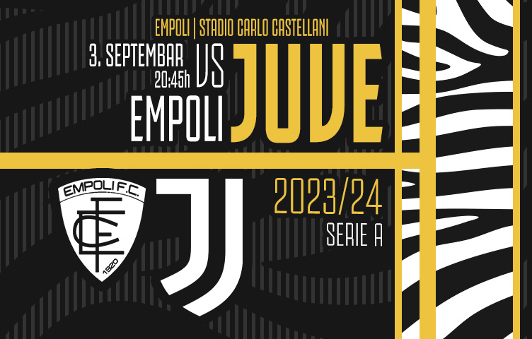 Serie A 2023/24 / 3. kolo / Empoli - Juventus, nedjelja, 20:45h