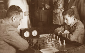 Partida de ajedrez Pomar – Driss Benabud, semifinal Campeonato España Murcia 1948