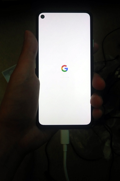 Displaying my new Google Pixel 4a smartphone...on June 1, 2021.