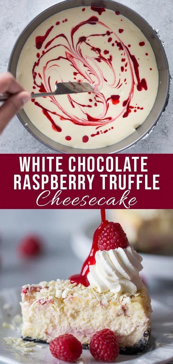 · One of the most popular Cheesecake Factory recipes is now right at your fingertips! This homemade version is made with a Oreo chocolate crust, creamy raspberry swirled cheesecake topped with white chocolate shavings and garnished with whipped cream, fresh raspberries & a raspberry drizzle!