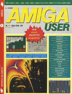 Amiga User 1 - Settembre & Ottobre 1993 | CBR 215 dpi | Bimestrale | Computer | Programmazione | Amiga
Programmi e utility per Commodore Amiga.