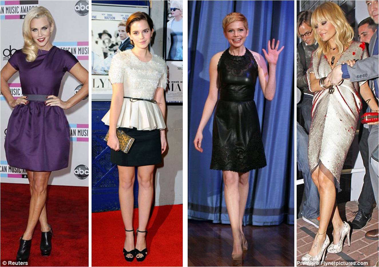 Looks I Loved This Weekend: Jenny McCarthy, Emma Watson, Michelle Williams and Nicole Richie