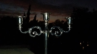 candelabra sunset