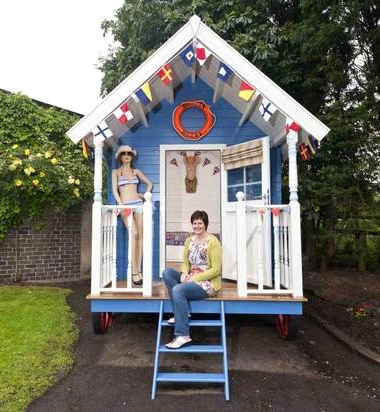 Turning a Garden Shed into a Nautical Seaside Escape - Completely ...