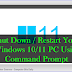 Interesting way to shutdown and restart windows 11/10 using command prompt | Computer Bits Daily