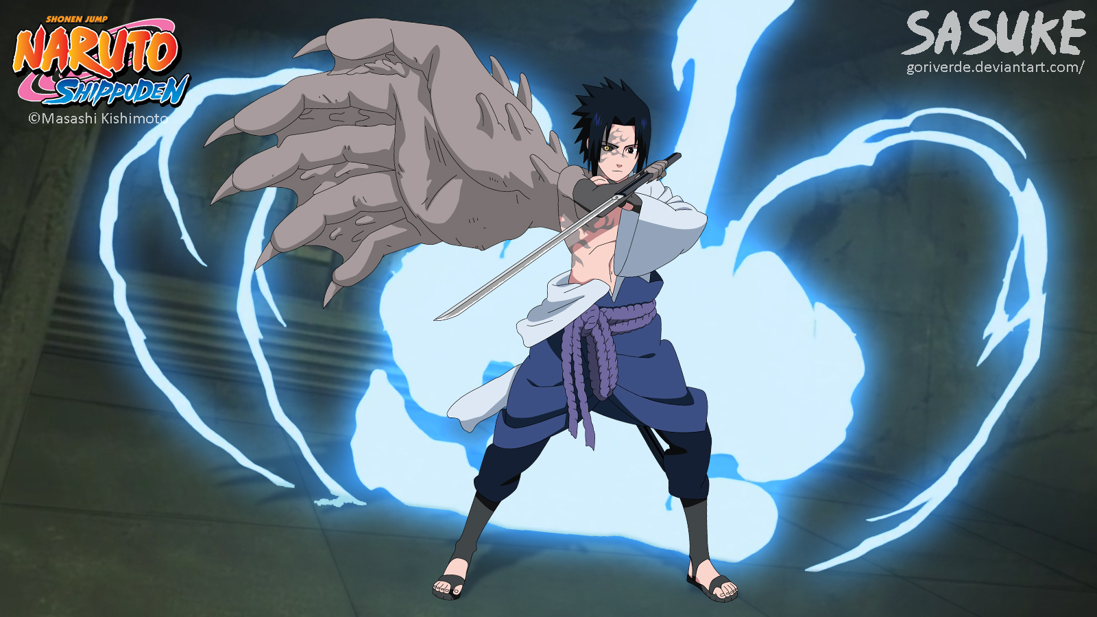 Walpaper Sasuke Devil Mode Game Langsung Main