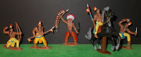 American Indians; American Natives; First Nation Peoples; Plastic Toy Figures; Small Scale World; smallscaleworld.blogspot.com; SP Indians; SP Toys; Supreme Toys; Supreme Wild West; Wild West; Wild West Indians; Wild West Toy Figures;