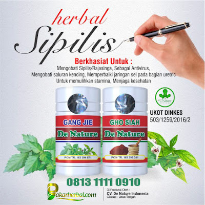 Rawatan Sifilis Tradisional Dengan Herba Gangjie Ghosiah De Nature