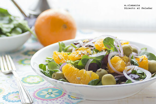 GASTRONOMIA: Ensalada de naranja con aceitunas y cebolla morada, receta ligera llena de vitaminas.
