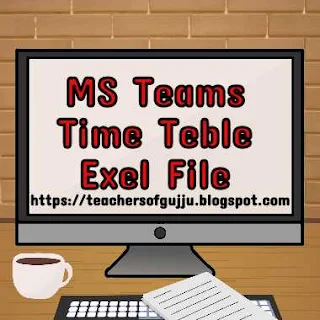 ms teams time table