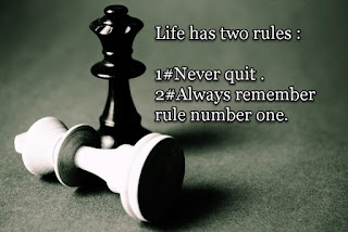 Staying Alive is Not Enough :Life has two rules