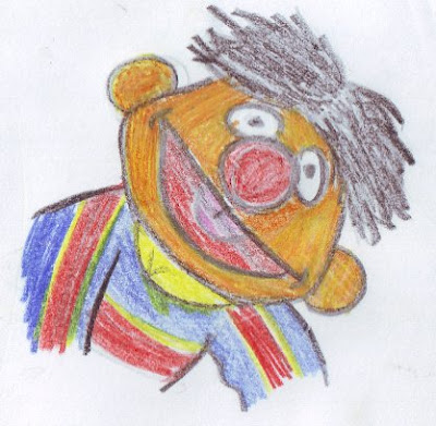 desenho do Egas - drawing of Ernie