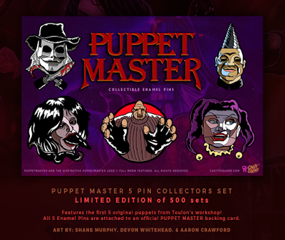 Puppet Master Enamel Pin Set by Cavity Colors