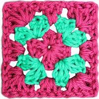Granny Square Básico - Ahuyama Crochet