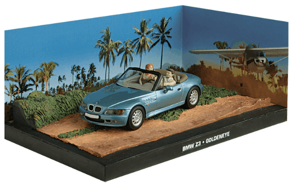 bond in motion 1:43 eaglemoss, bmw z3 1:43 goldeneye