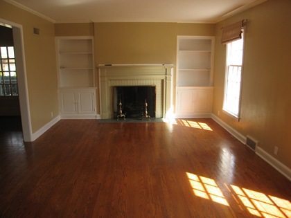 Living room old floor