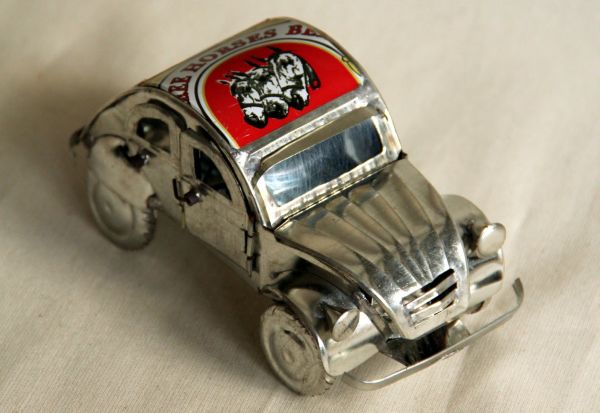 Showcase the good times as vehicles styled out of old beer cans