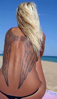 Angel Tattoo, Wings Tattoo, Back Body Tattoo, Back Piece Tattoo, Female Tattoo