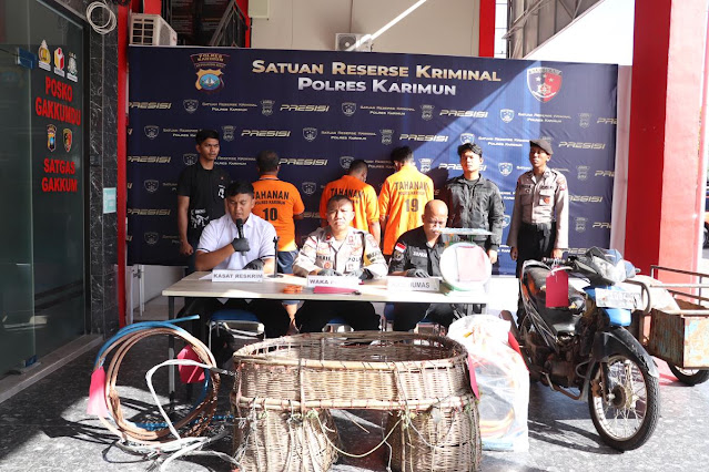 Curi Kabel Tembaga di Tempat Kerjanya Sendiri, Dua Karyawan PT KG dan Penadah Ditangkap Polisi