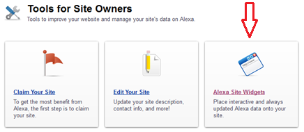 Alexa Site Widgets
