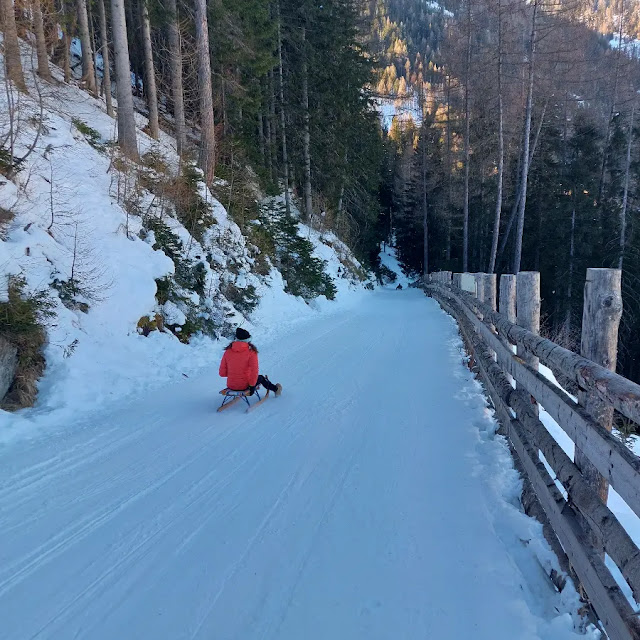 piste slittino valle aurina