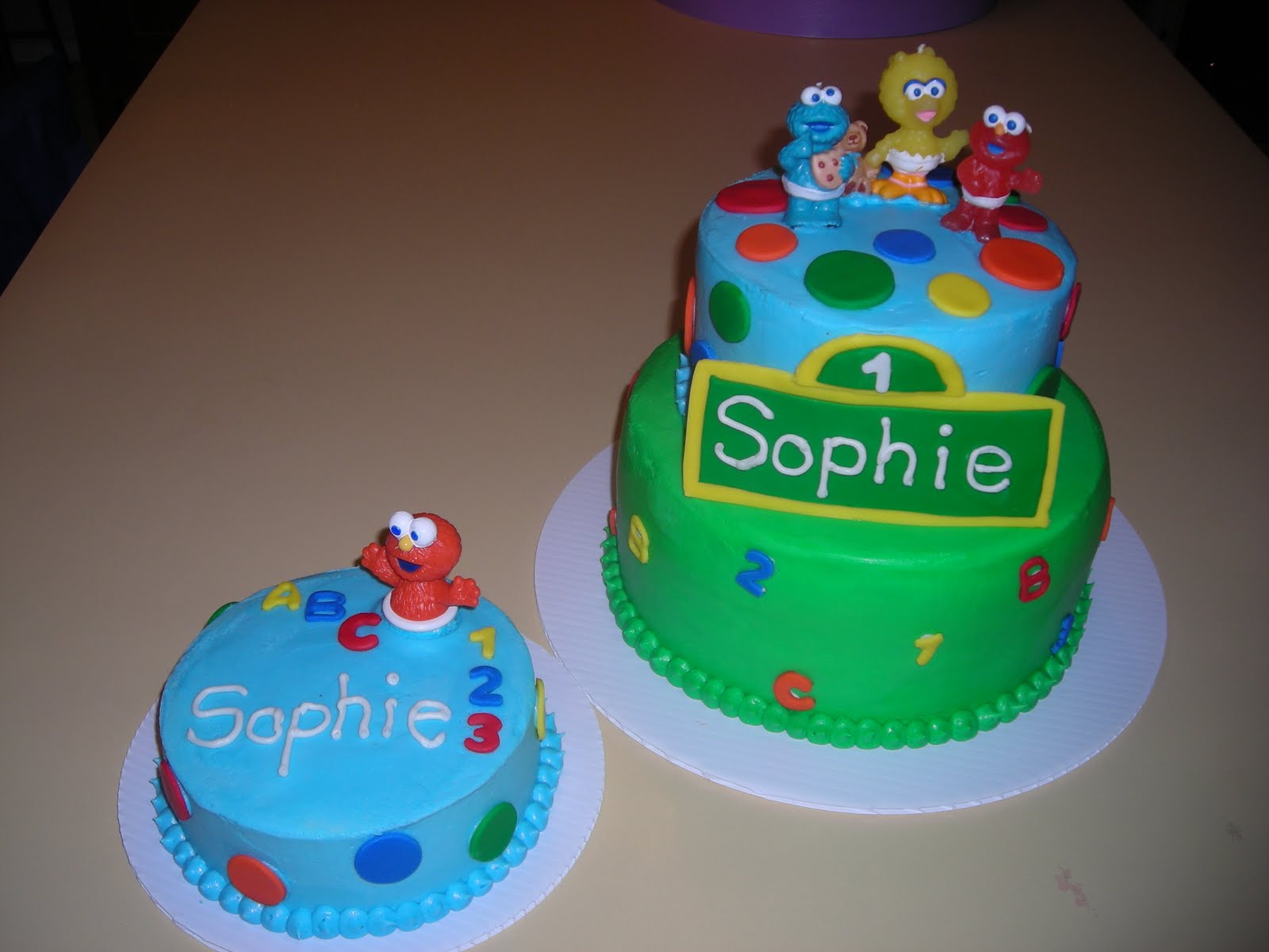 Pattycakes Sesame Street 1st Birthday Cake