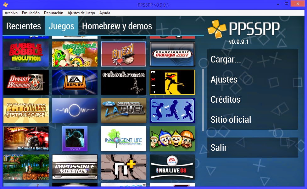 PPSSPP Gold - Emulador PSP para Windows | Juegos PSP en 1 link