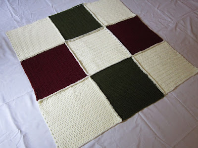 Nine Square Blanket, free crochet pattern, yarnspirations.com