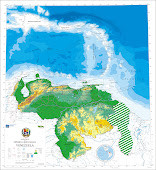 Mapa físico da Venezuela