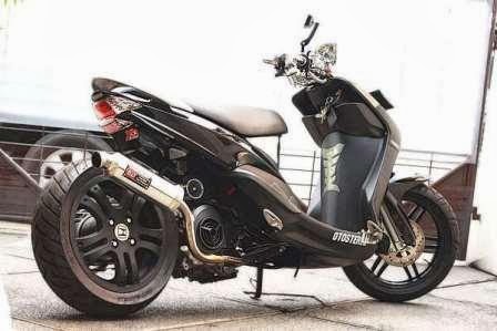 Foto Modifikasi Lowrider  Yamaha Mio Terbaru Simple Acre