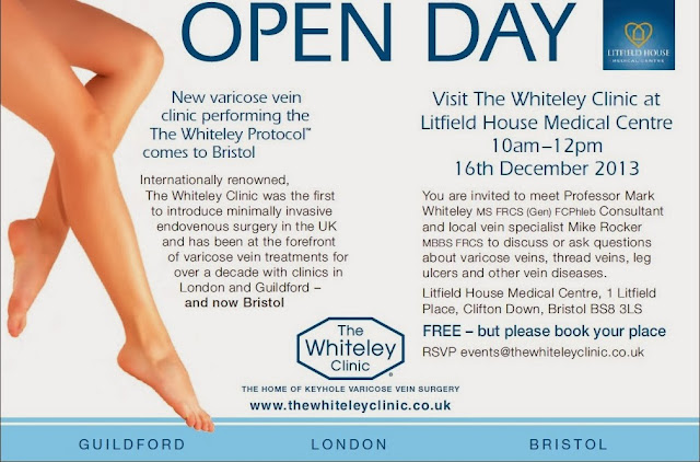 Bristol - Varicose Veins Open Day - 16th Dec 2013 - Whiteley Clinic