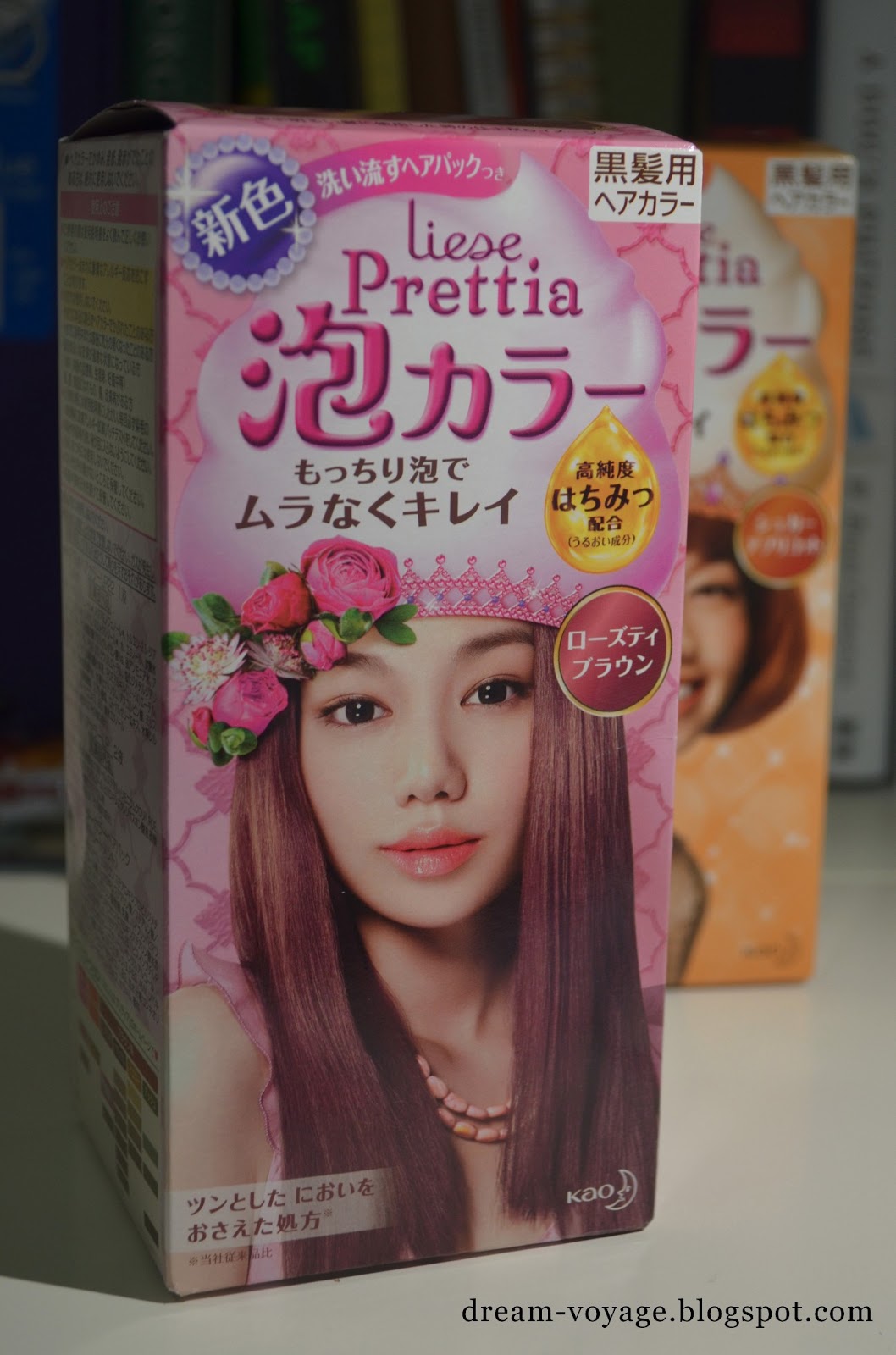 Dream Voyage Liese  Prettia Foaming Hair  Dye Rose Tea 