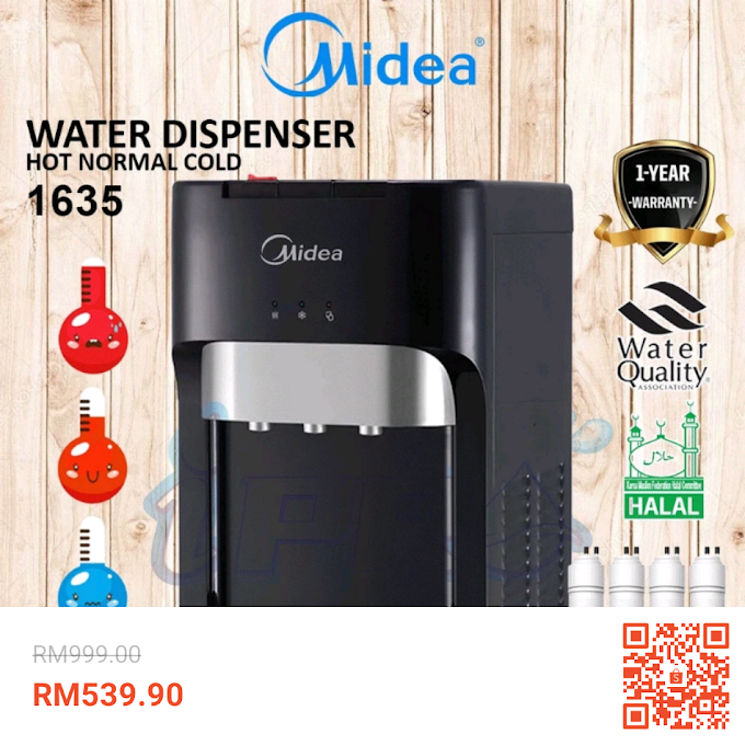 Mild Alkaline Water Dispenser Hot, Warm & Cold