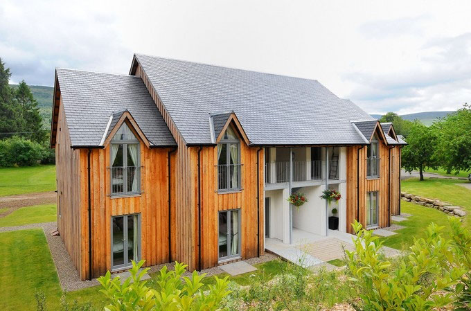 Luxury Holiday Home Complex At Taymouth Has NorDan Timber Windows And