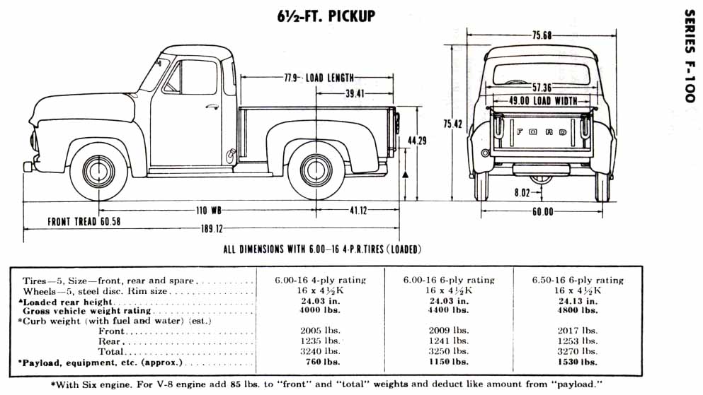 pics of longbed vs short bed 56 f100 - Ford Truck Enthusiasts Forums