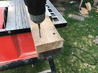 Attaching the stringers together with deck screws