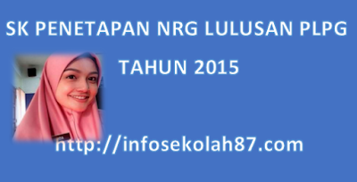 SK NRG Lulusan PLPG Tahun 2015