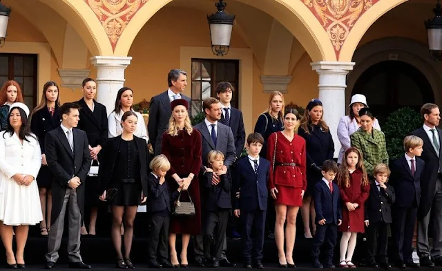 Princess Charlene, Princess Caroline, Princess Stephanie, Charlotte Casiraghi, Princess Alexandra, Beatrice Borromeo and Princess Gabriella